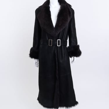 Sheepskin Long Coat