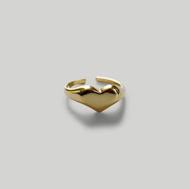 The Chunky Heart Adjustable Ring