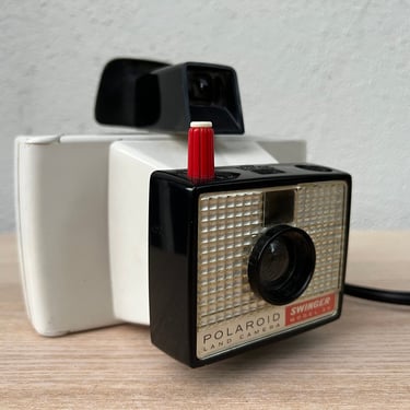 Vintage Polaroid Swinger Model 20 Land Camera with black plastic strap | Retro Photography | Film Studio Decor | Designer Collectible 