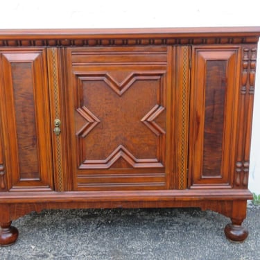 Carved Inlay Server Sideboard Buffet Credenza Bathroom Vanity by TCF Co 2697