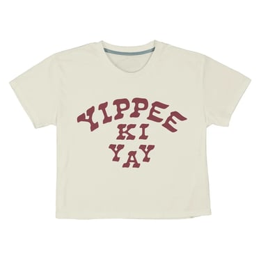 SPC Yippee Ki Yay Crop T-shirt