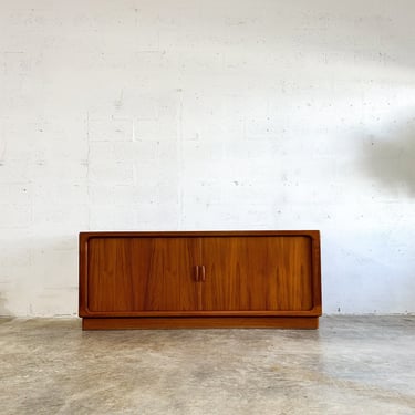 Dyrlund Danish Modern Credenza Console Tambour Doors 