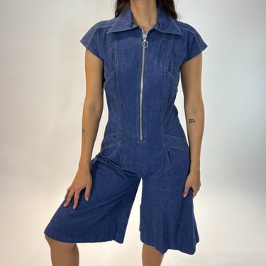 70s Denim Jumpsuit