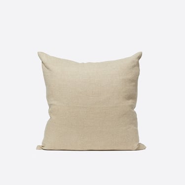 Anika Solid Natural Pillow | 22" x 22"