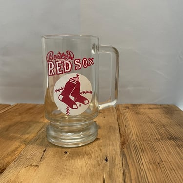 Boston Red Sox Beer Mug Stein Pint 1960s Vintage Fenway Park Gift for Him 