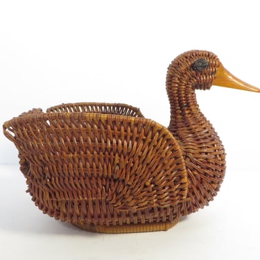 Vintage Duck Basket - Avon Duck Basket Farmhouse Decor 