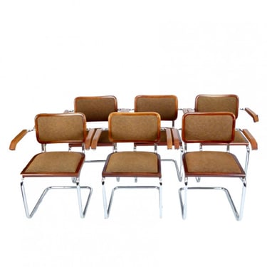 Set of 6 Cesca Style Armchairs