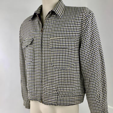 Vintage 1950's Size L Argyle Diamond Gabardine Ricky | Vintage on