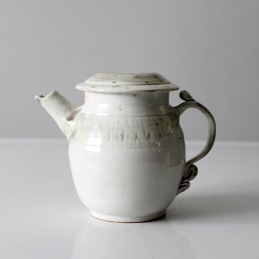 vintage studio pottery teapot or coffee pot 