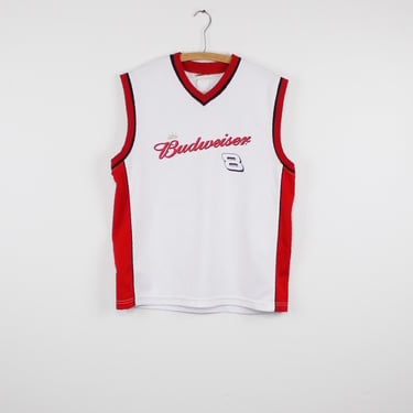 Vintage Budweiser Dale Earnhardt Jr. Basketball Jersey, Number 8 - Small 