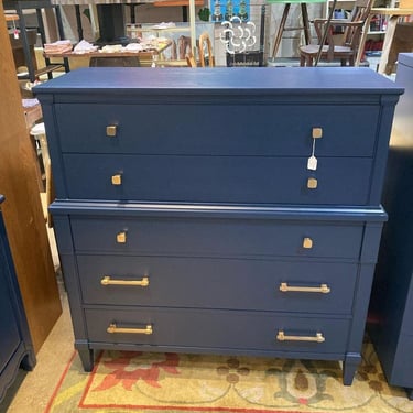 Handsome and wide Henredon chest of drawers. 46” x 18.5” x 47.5” Call 202-232-8171 to purchase