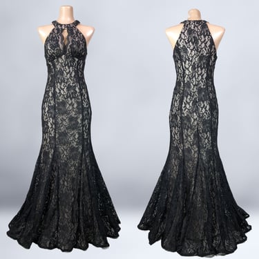black 2000s prom dress Poppy Black Long Prom Dress - Rhinestone 2026