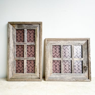 Multi-opening Wood Frame | Rustic Frame | Windowpane Frame | Reclaimed Wood Frame | 4x6 Frame  Wedding | Family Photos | Postcard 