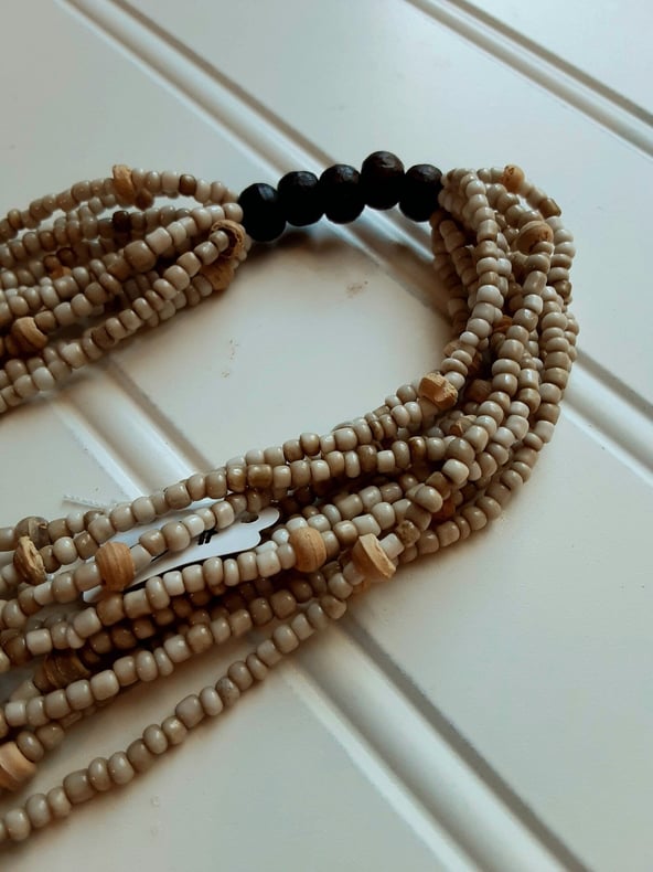 Multi Strand Seed Shells Necklace - Boho Chic