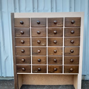 24 Drawer Wooden Cabinet
