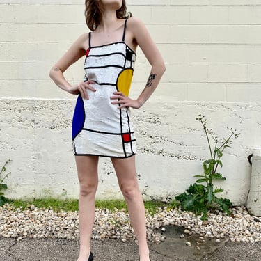 Mondrian Oleg Cassini Sequin Mini Dress