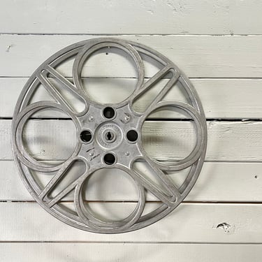 Vintage Film Reel Wall Decor Home Theater Movie Room Industrial Metal Wall Hanging Round Game Room Family Room Hollywood 