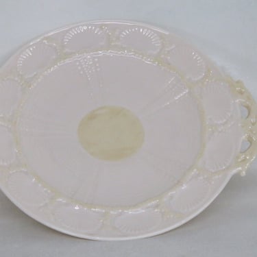 Belleek Shell Tea Ware Cake Plate Irish Porcelain 2828B