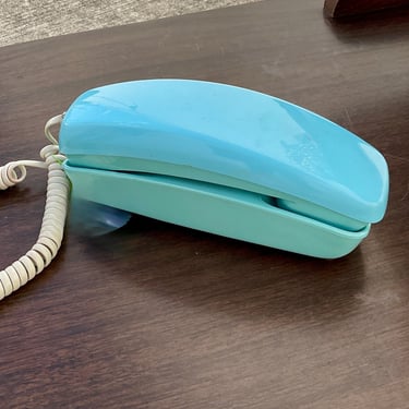 Baby Blue Rotary Telephone