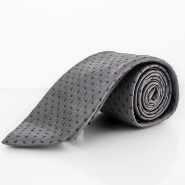 Tie | Silk Necktie | Gray Polkadot Design | Pal Zileri | Great Christmas Gift for Dad 
