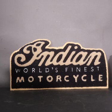 Vintage Indian Motorcycle Large Back Patch  |  Biker Jacket Embroidered Logo Patch 