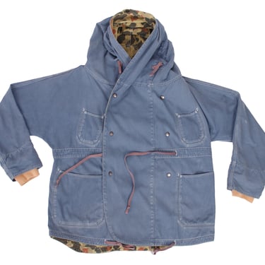 Kapital Herringbone &amp; Camo Reversible Parka*