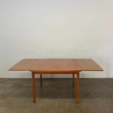 Danish modern draw leaf dining table 