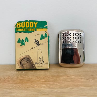 Vintage Buddy Pocket Hand Warmer Made in Japan 