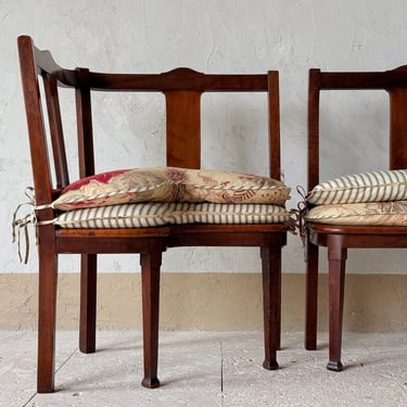 A Pair of George III Mahogany Hall Benches, Circa 1775