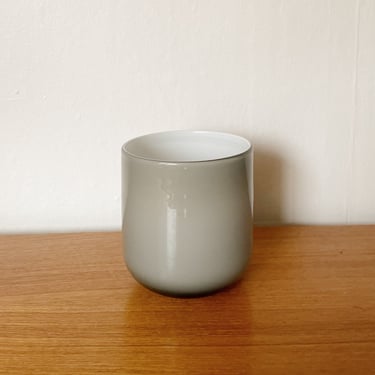 Ash Blown Glass Cylinder Vase
