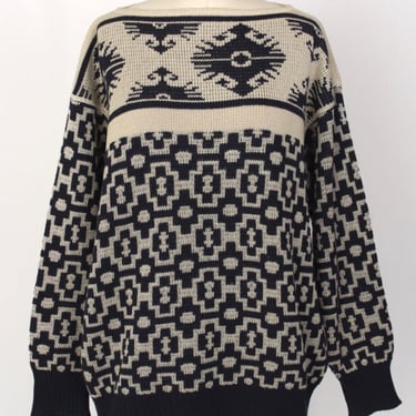 Jil Sander+ Geometric Intarsia Sweater