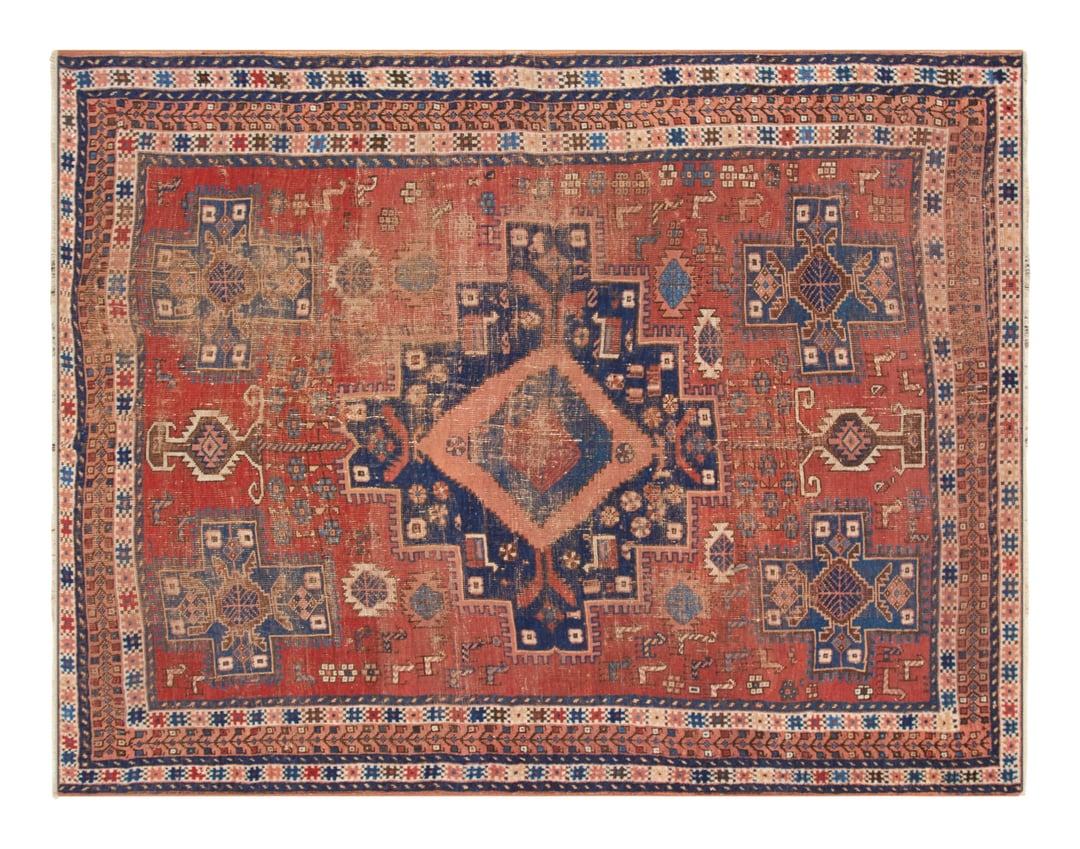 Vintage Afshar Rug - 5'8