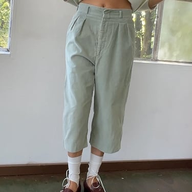 Sage Levis Cropped Cords (S)