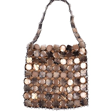 Bottega Veneta Vintage SS 1997 Mother of Pearl Chainmail Bag