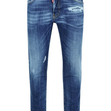 Dsquared2 'Skater' Blue Cotton Jeans Men