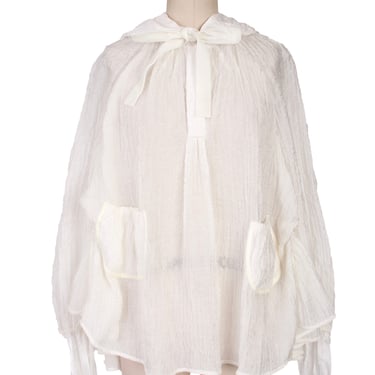 Renli Su Organza Hooded Top