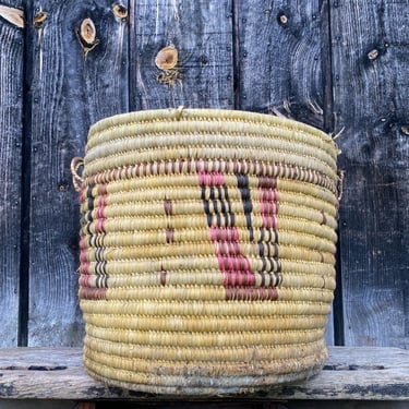 Large Handmade African Basket -- Handmade African Basket -- African Basket -- Handmade Basket - Large Handmade Basket - African Large Basket 