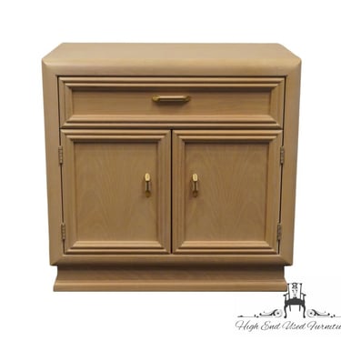 THOMASVILLE FURNITURE Scenario Collection Contemporary Coastal Style 27" Bleached Wood Cabinet Nightstand 23115-820 