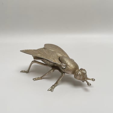 MoscaCieca, Mid Century Metal Fly Ashtray, italy, 1950s 