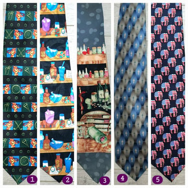 Neckties Political Religious Medical and Tigger Mens Accessories 