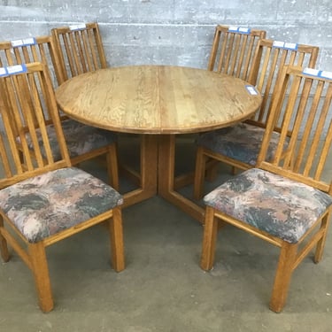 Up & Coming Oak Dining Set (Seattle)