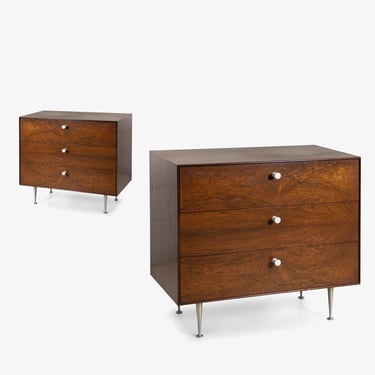 Thin-Edge Dressers in Rosewood, Pair