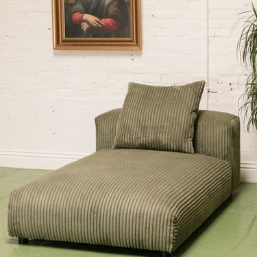 Bailey Day Bed in Green Corduroy