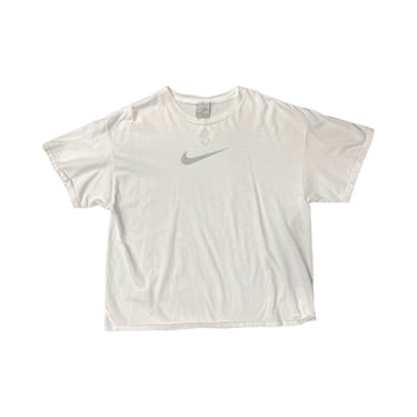Nike White Center Check T-Shirt 122422LF