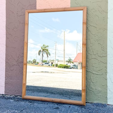 Simple Faux Bamboo MIrror