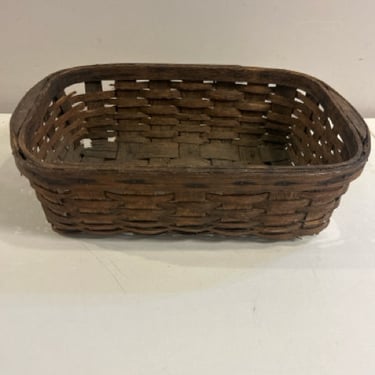 Oblong Wicker Basket