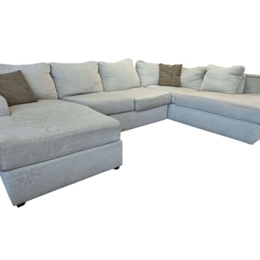 White U-Shaped Sectional