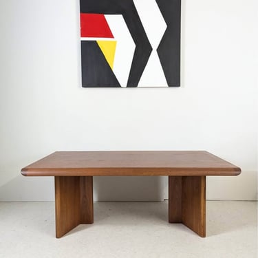 Mid Century Danish Modern Rectangular Coffee Table by VSM