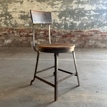 Vintage Shop Stool Industrial Seating 