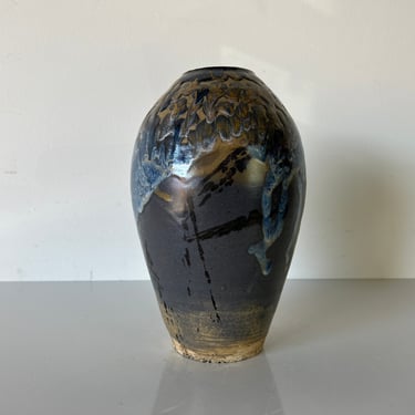 Peter Lange Art Pottery Vase, Signed 